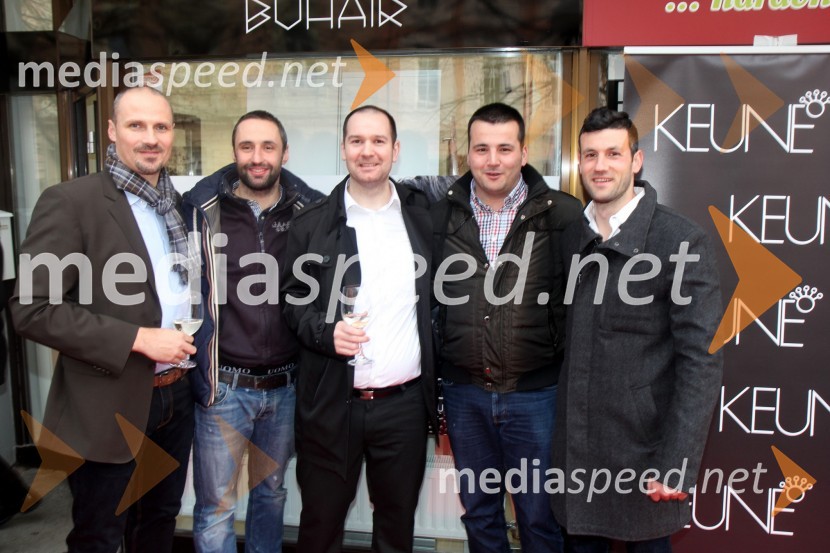  ... ;  ... ;  Boštjan Jagrinec, frizerski salon Buhair;  ... ;  ... Otvoritev frizerskega salona Buhair z igralci NK Maribor in predstavniki Keune