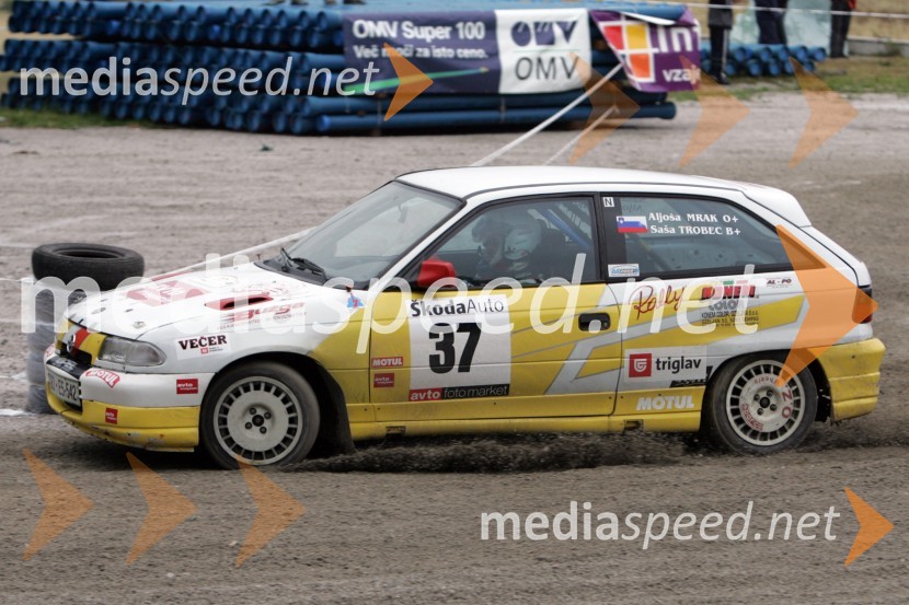 Aljoša Mrak in Saša Trobec (Slovenija)RALLY, 3.Škoda rally Maribor