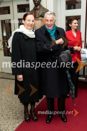  Majda  Pintar;  Demeter  Bitenc, igralecMedeja, premiera predstave Drama Ljubljana