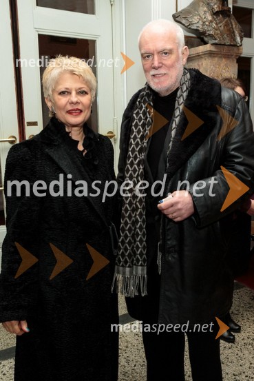  Radmila Gorjanc;  Marko Gorjanc, nekdanji ravnatelj/pomočnik ravnatelja SNG Drama LjMedeja, premiera predstave Drama Ljubljana