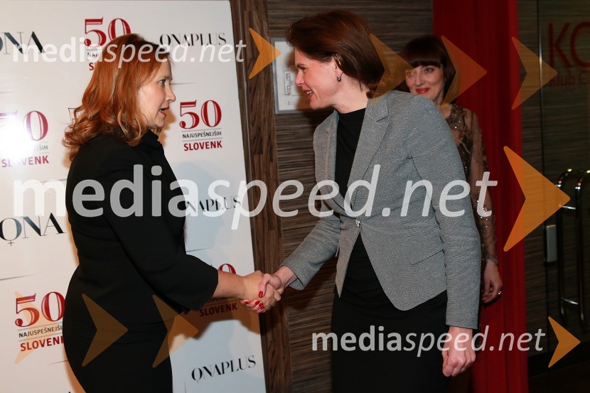 mag. Irma Gubanec, predsednica uprave Delo d.d.; mag. Alenka Bratušek, predsednica vlade Republike SlovenijeOna 365 za leto 2013 je Jolka Milič
