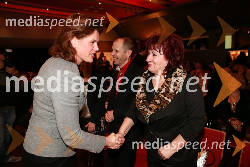mag. Alenka Bratušek, predsednica vlade Republike Slovenije;  Vlasta Nussdorfer, varuhinja človekovih pravicOna 365 za leto 2013 je Jolka Milič