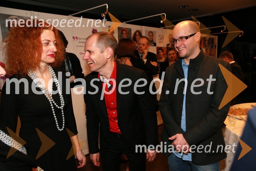  Hermina Kovačič, novinarka;  dr. Uroš Grilc, minister za kulturo;  Mitja Okorn, režiserOna 365 za leto 2013 je Jolka Milič