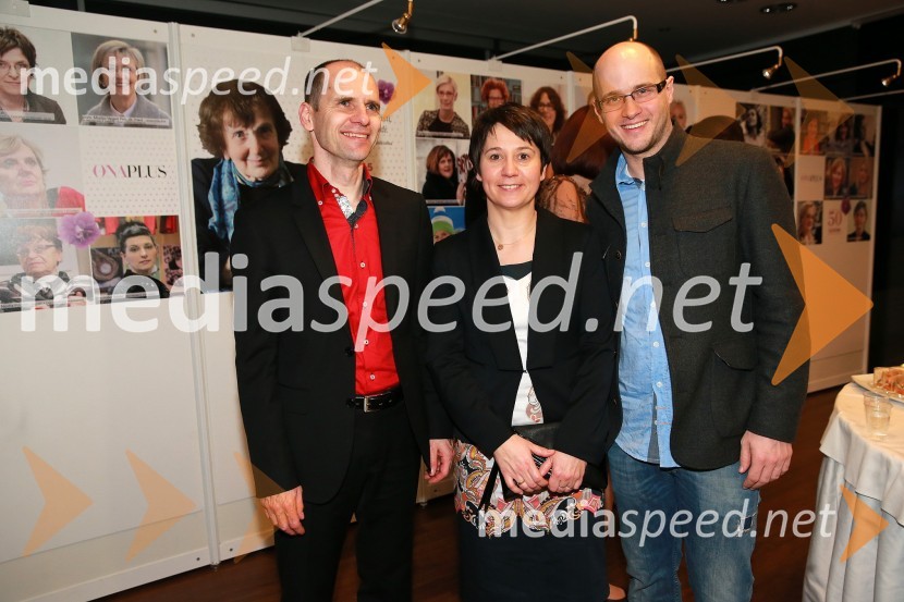  dr. Uroš Grilc, minister za kulturo;  Nina Peče Grilc, direktorica Kinodvor;  Mitja Okorn, režiserOna 365 za leto 2013 je Jolka Milič