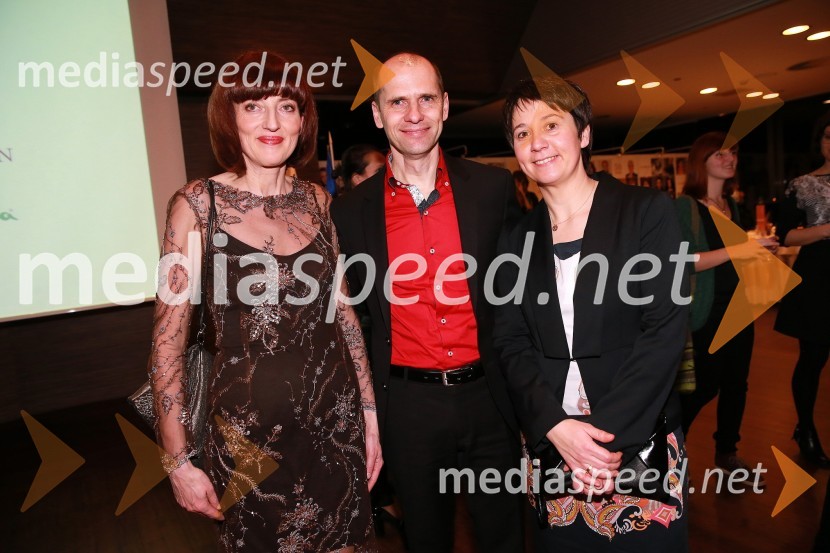  Sabina Obolnar, urednica revij Ona ter Onaplus;  dr. Uroš Grilc, minister za kulturo;  Nina Peče Grilc, direktorica KinodvorOna 365 za leto 2013 je Jolka Milič