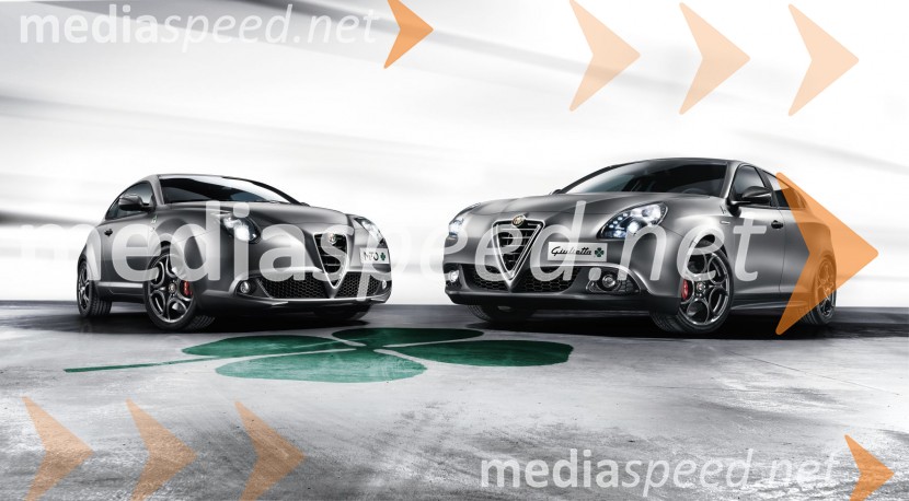 Alfa Romeo Mito in Giulietta Quadrifoglio Verde84. avtomobilski salon v Ženevi