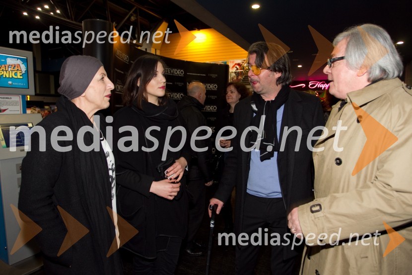  Viktorija  Potočnik, direktorica Pionirskega doma;  Ana Potočnik;  Robert Pešut - Magnifico, glasbenik;  Lado  Leskovar, pevec in ambasador UnicefPremiera filma Montevideo, se vidimo