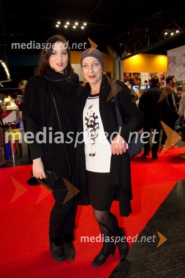  Ana Potočnik;  Viktorija  Potočnik, direktorica Pionirskega domaPremiera filma Montevideo, se vidimo
