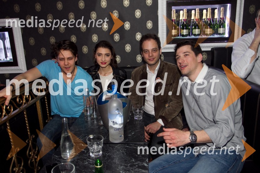 Miloš Biković, igralec;  Zala Đurić Ribič, pevka, igralka;  Ivan Zekić, igralec;  Viktor Savić, igralecPremiera filma Montevideo, se vidimo