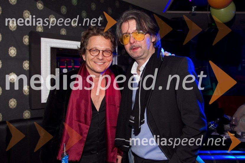  Dragan Bjelogrlić, režiser;  Robert Pešut - Magnifico, glasbenikPremiera filma Montevideo, se vidimo
