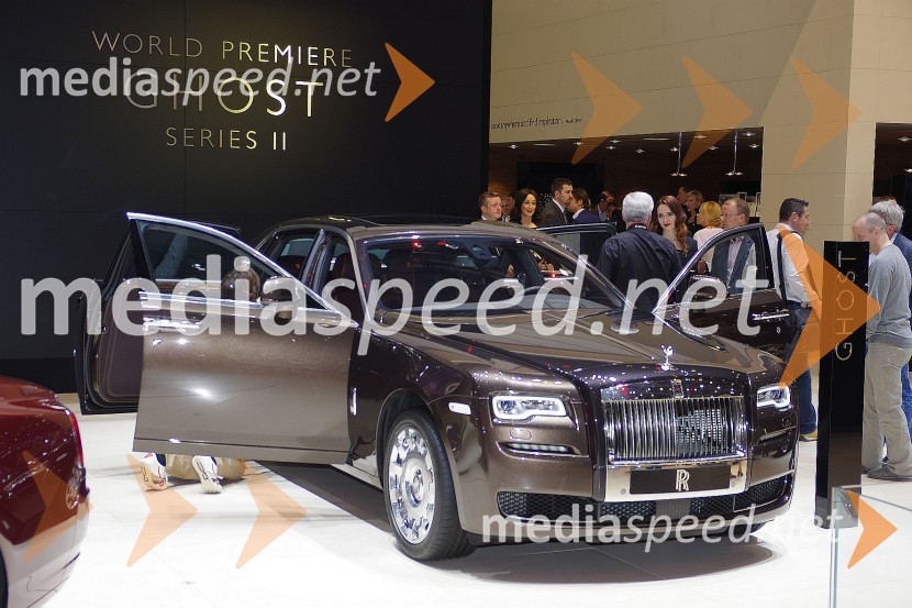 Rolls Royce Ghost serije IIUtrinki iz 84. avtomobilskega salona v Ženevi