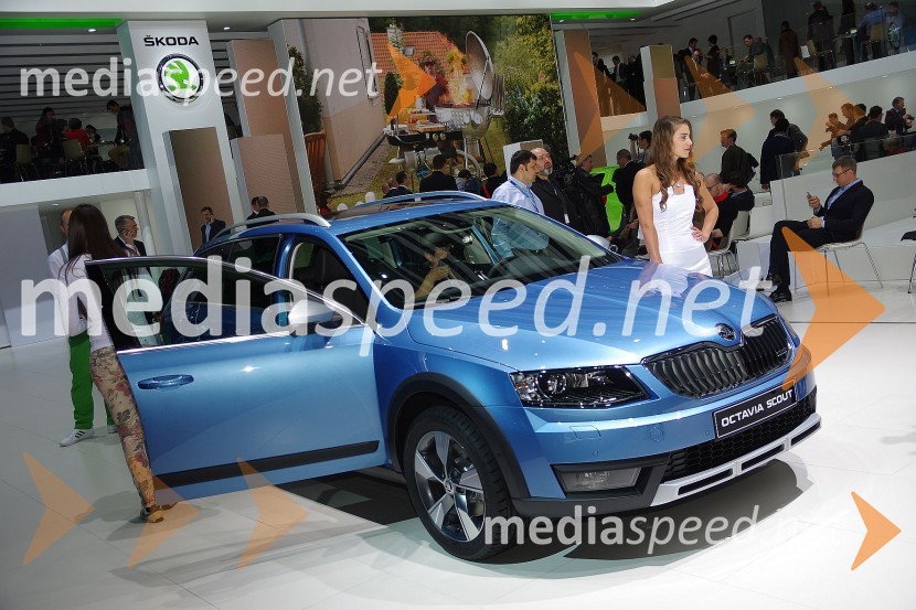 Škoda Octavia ScoutUtrinki iz 84. avtomobilskega salona v Ženevi