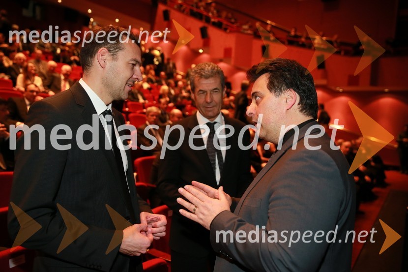 dr. Uroš Čufer, minister za finance;  Mitja Bervar, predsednik Državnega sveta RS46. podelitev nagrad Gospodarske zbornice Slovenije