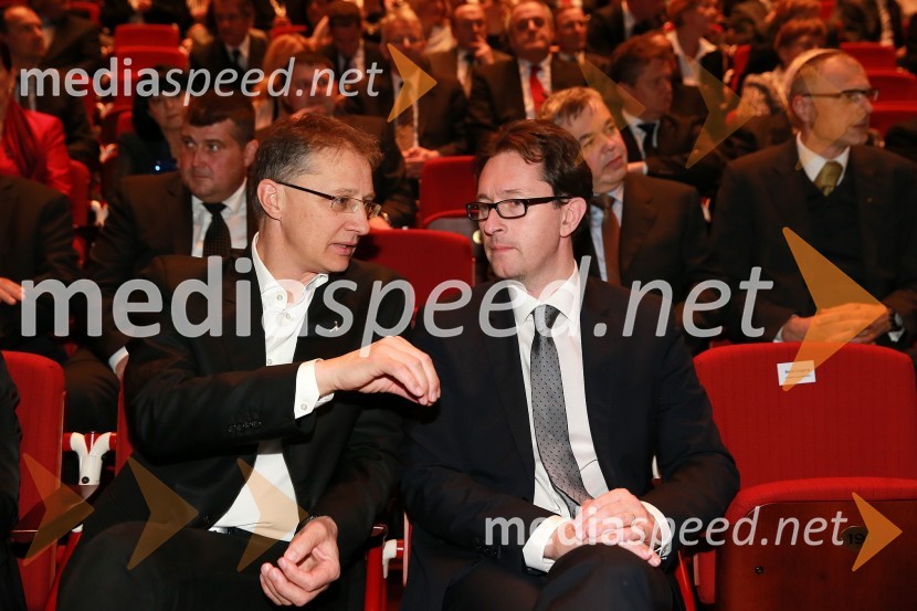 dr. Igor Lukšič, predsednik SD;  Gregor  Virant, minister za notranje zadeve46. podelitev nagrad Gospodarske zbornice Slovenije