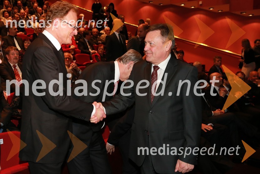  Janez  Škrabec, direktor Riko d.o.o.;  Zoran Janković, župan MOL46. podelitev nagrad Gospodarske zbornice Slovenije