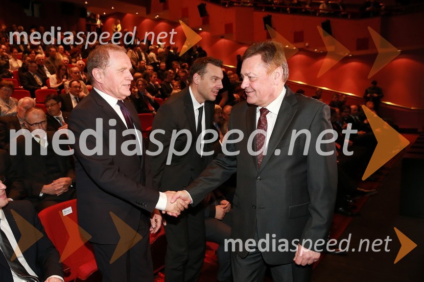  Metod  Dragonja, minister za gospodarstvo;  Zoran Janković, župan MOL46. podelitev nagrad Gospodarske zbornice Slovenije