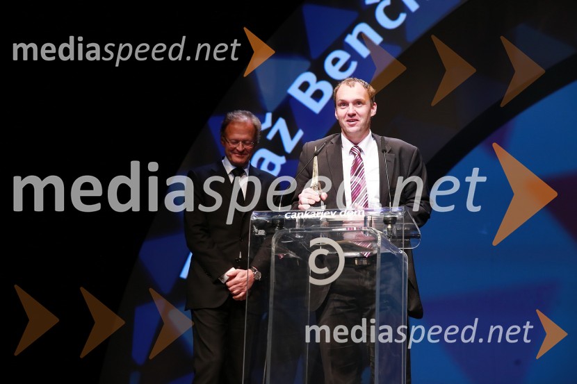  Janez  Škrabec, direktor Riko d.o.o.;  Marko Cvetko, član uprave Cinkarna Celje46. podelitev nagrad Gospodarske zbornice Slovenije