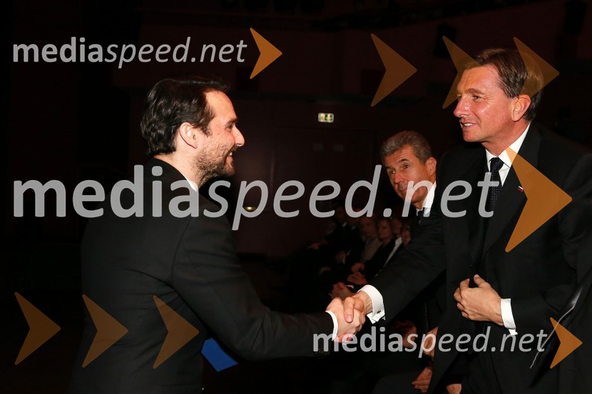  Danilo Ferjančič, generalni direktor Porsche Slovenija d.o.o;  Borut Pahor, predsednik Republike Slovenije46. podelitev nagrad Gospodarske zbornice Slovenije