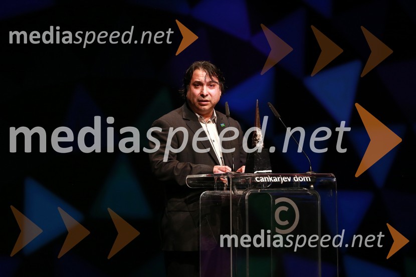  Jožek  Horvat Muc, predsednik Zveze Romov Slovenije46. podelitev nagrad Gospodarske zbornice Slovenije