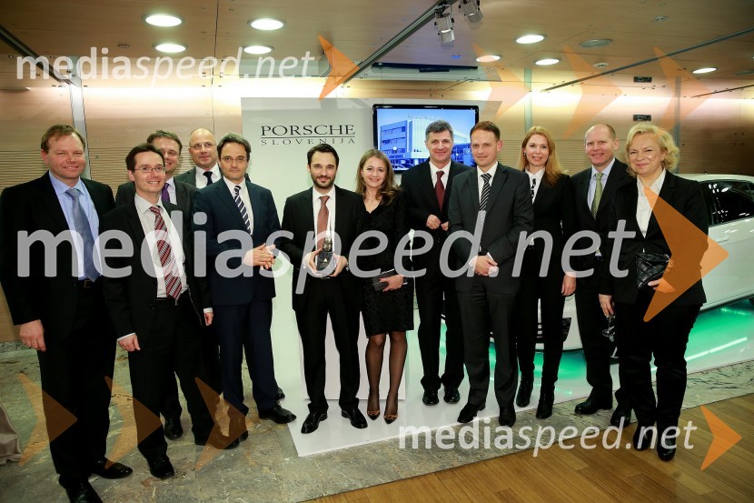 Ekipa Porsche Slovenija46. podelitev nagrad Gospodarske zbornice Slovenije