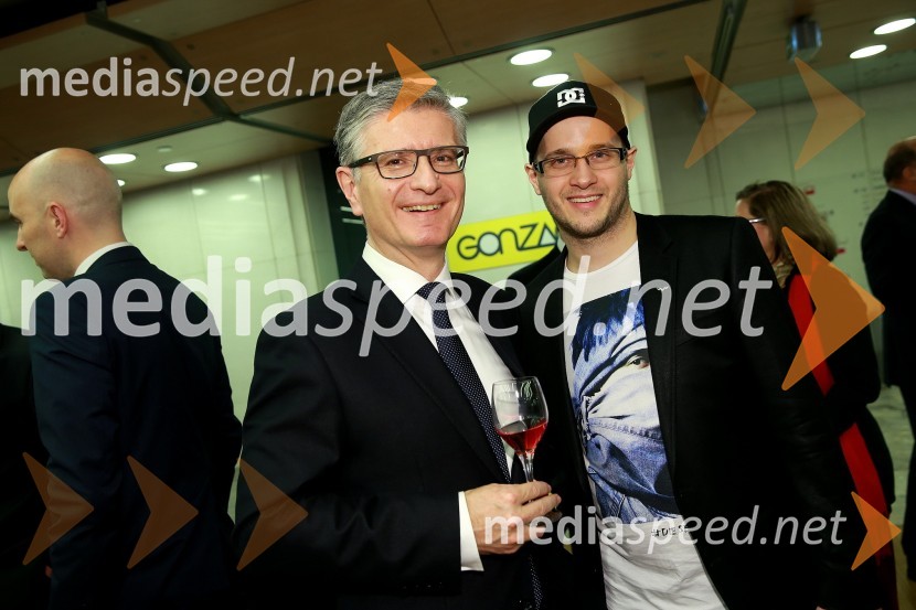  Franjo Bobinac, predsednik uprave Gorenje d.d.;  Mitja Okorn, režiser46. podelitev nagrad Gospodarske zbornice Slovenije