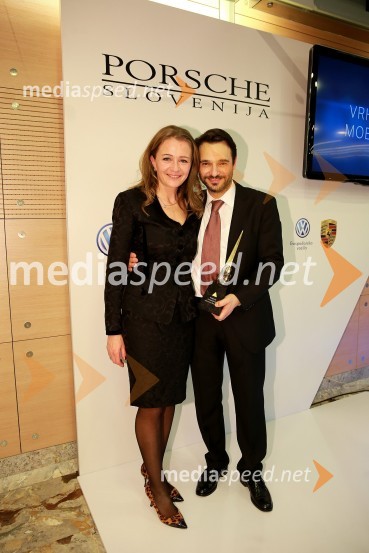  Danilo Ferjančič, generalni direktor Porsche Slovenija d.o.o;  Polona Ferjančič46. podelitev nagrad Gospodarske zbornice Slovenije