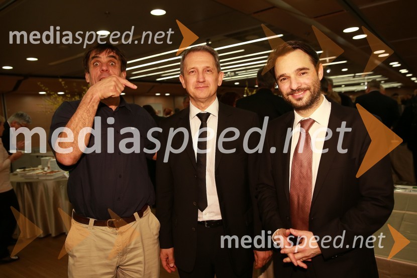  Arne Hodalič, fotograf;  Igor Savič, generalni direktor Poslovni mediji d.o.o.;  Danilo Ferjančič, generalni direktor Porsche Slovenija d.o.o46. podelitev nagrad Gospodarske zbornice Slovenije
