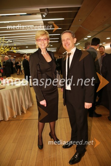  Saša  Einsiedler, mentorica za uspeh;  Igor Savič, generalni direktor Poslovni mediji d.o.o.46. podelitev nagrad Gospodarske zbornice Slovenije