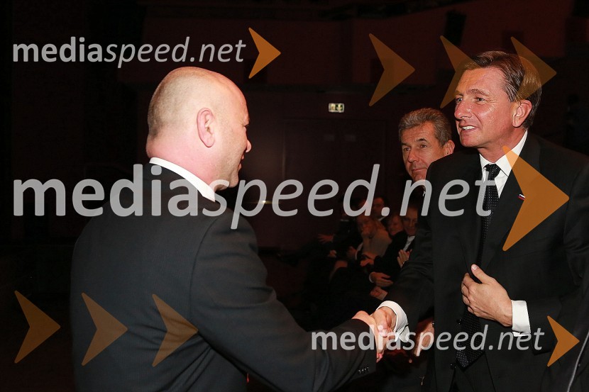  Janez Janko Kodila, direktor Kodila d.o.o.;  Borut Pahor, predsednik Republike Slovenije46. podelitev nagrad Gospodarske zbornice Slovenije