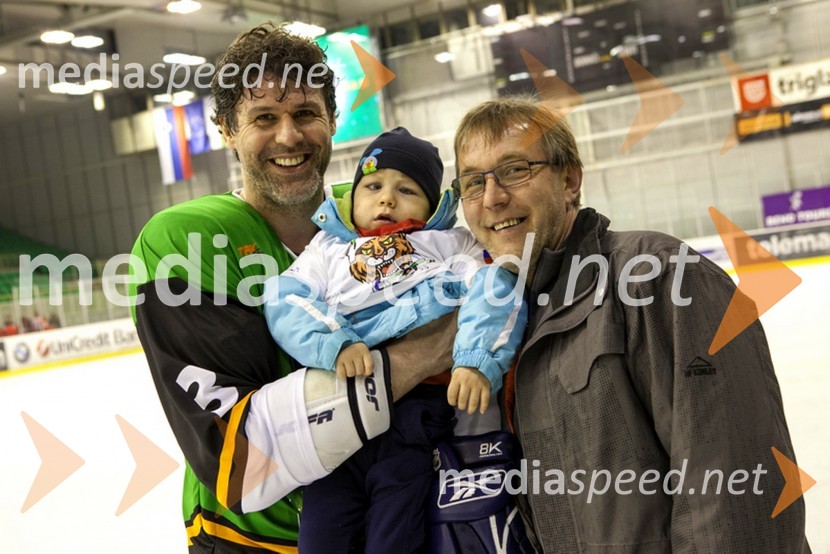  Robert Ciglenečki, hokejist, Olimpija;  Jaka Krebs;  Matjaž Krebs, nekdanji trener članske in mladinske ekipe, Hokejski klub SlavijaHumanitarni derbi hokejskih legend