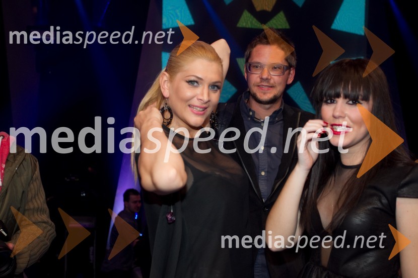  Manca  Špik, pevka;  Primož Goričnik, Agencija Špik;  Nika Zorjan, pevkaEMA 2014, zmagovalka je Tinkara Kovač!