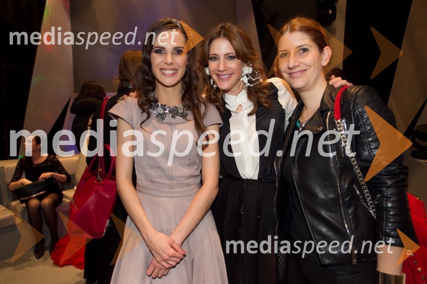  Ula  Furlan, igralka;  Hannah Mancini, pevka;  Nina Gaspari,  ProvokativEMA 2014, zmagovalka je Tinkara Kovač!