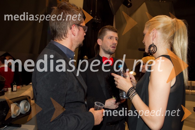  Primož Goričnik, Agencija Špik;  Tomaž  Mihelič, novinar Lady;  Manca  Špik, pevkaEMA 2014, zmagovalka je Tinkara Kovač!