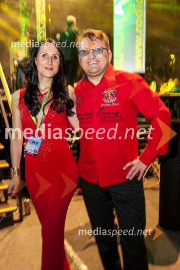  Anita Gošte, voditeljica;  Davorin Obajdin, DJ DadyAktualov dan žena 2014
