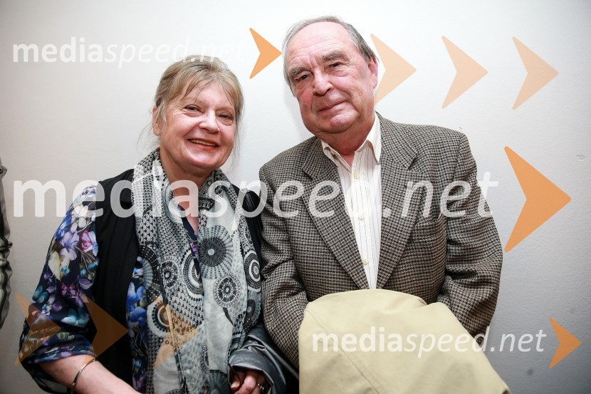  Jelka Reichman, slikarka in ilustratorka;  Marjan ReichmanBrlog igrač, otvoritev razstave, Muzej novejše zgodovine Celje