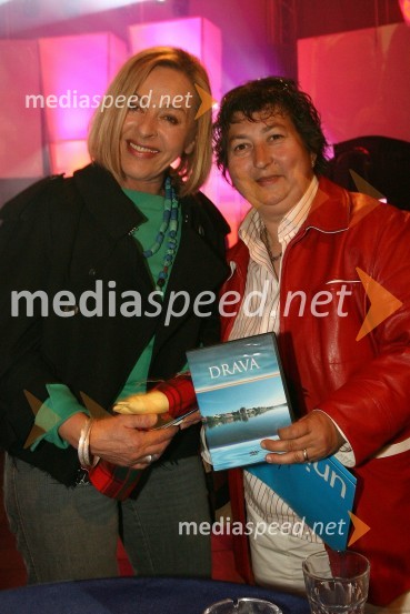 Milena Župančič, igralka in ambasadorka UNICEF-a in  Dragica Petrovič, producentka in režiserkaDobrodelni koncert UNICEF
