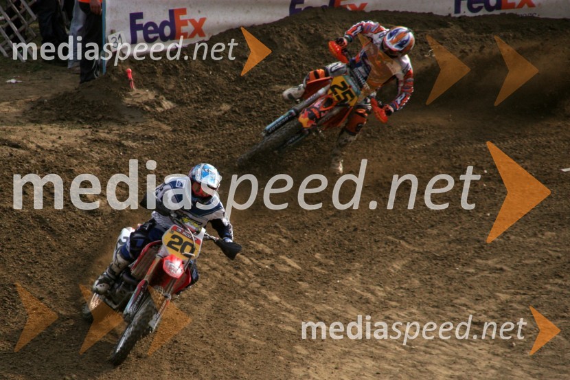 Marc Ristori in Julien Bill, oba ŠvicaMOTOKROS, dirka za svetovno prvenstvo MX3