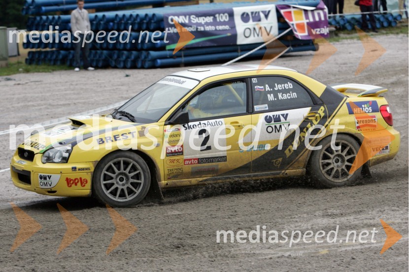 Andrej Jereb in Miran Kacin (Slovenija)RALLY, 3.Škoda rally Maribor