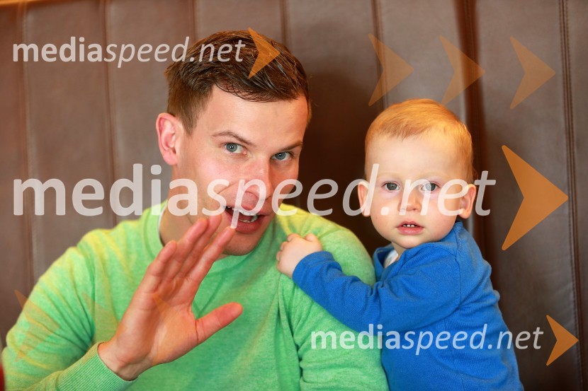  Matej Žagar, speedwayist;  Felix ŽagarMatej Žagar z družino