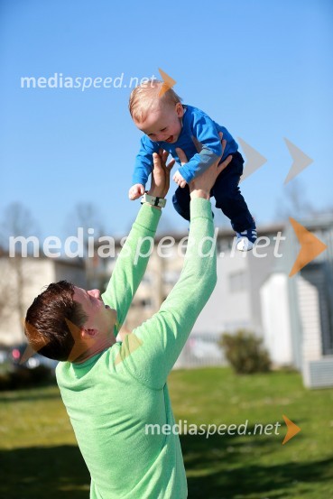  Matej Žagar, speedwayist;  Felix ŽagarMatej Žagar z družino