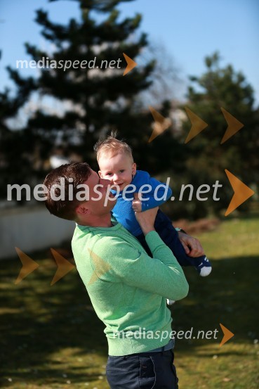  Matej Žagar, speedwayist;  Felix ŽagarMatej Žagar z družino