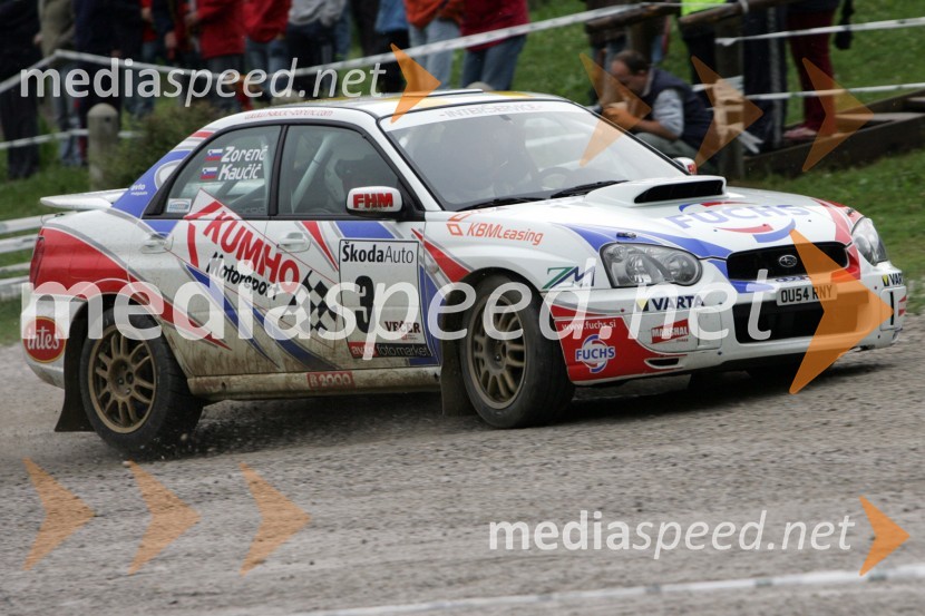 Tomaž Kaučič in Peter Zorenč (Slovenija)RALLY, 3.Škoda rally Maribor