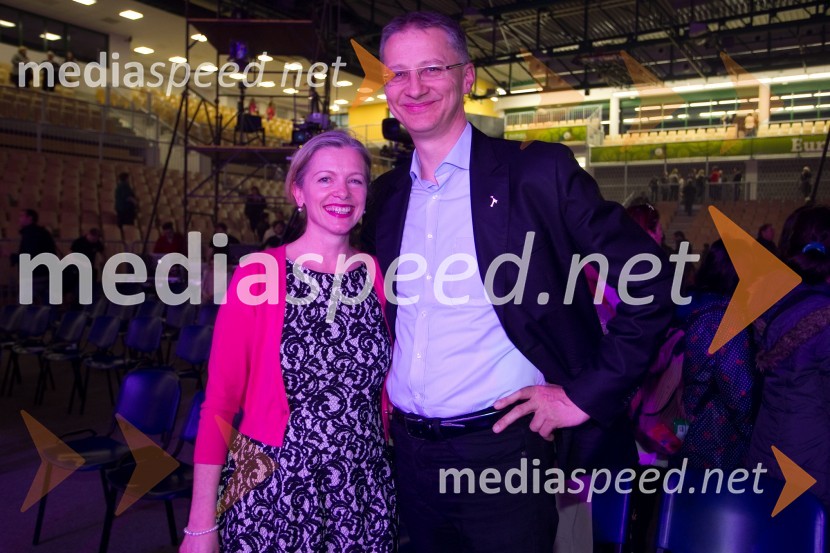 doc. dr. Marta Macedoni-Lukšič, Inštitut za avtizem in sorodne motnje; dr. Igor Lukšič, predsednik SDArt-down-up, dobrodelni koncert