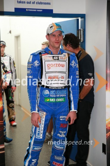  Matej Žagar, speedwayist (Slovenija)Speedway GP 2014, VN Nova Zelandija, uradna predstavitev voznikov in prvi prosti trening