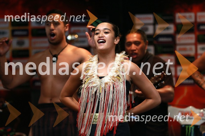 MaoriSpeedway GP 2014, VN Nova Zelandija, uradna predstavitev voznikov in prvi prosti trening