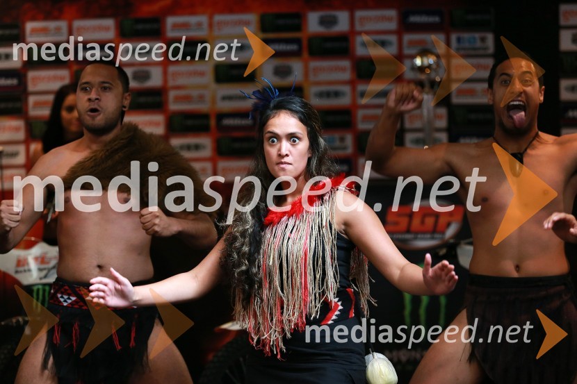 MaoriSpeedway GP 2014, VN Nova Zelandija, uradna predstavitev voznikov in prvi prosti trening