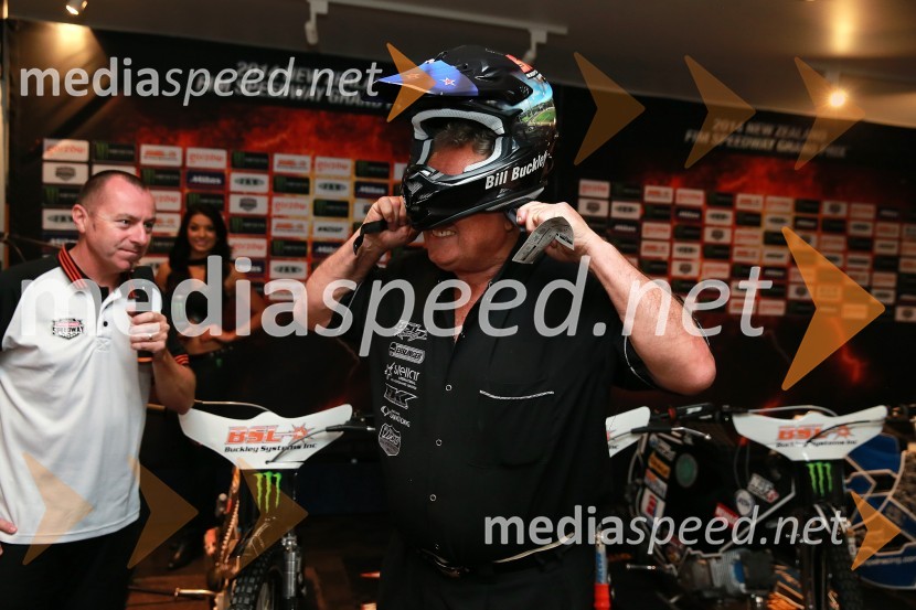  Bill Buckey, BSL, Buckley SistemsSpeedway GP 2014, VN Nova Zelandija, uradna predstavitev voznikov in prvi prosti trening