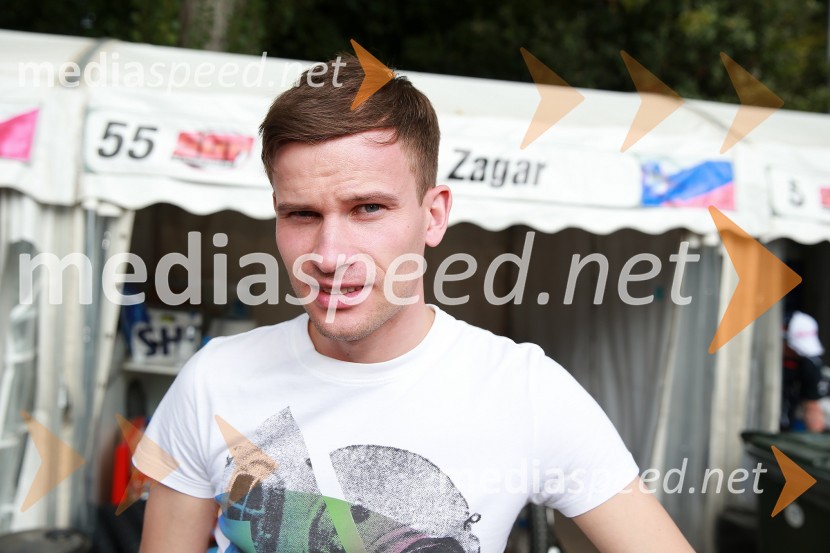  Matej Žagar, speedwayist (Slovenija)Speedway GP 2014, VN Nova Zelandija, uradna predstavitev voznikov in prvi prosti trening