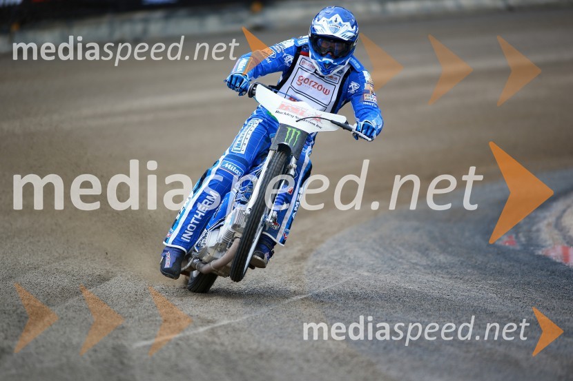  Matej Žagar, speedwayist (Slovenija)Speedway GP 2014, VN Nova Zelandija, uradna predstavitev voznikov in prvi prosti trening