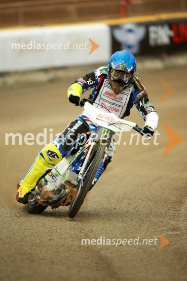  Darcy  Ward, speedwayist (Avstralija)Speedway GP 2014, VN Nova Zelandija, uradna predstavitev voznikov in prvi prosti trening